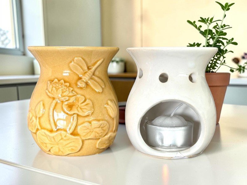HORNILLO LIBELULAS Y FLORES 8,2 CM 794K