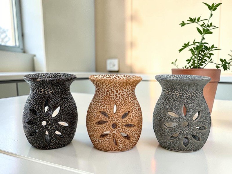 HORNILLO TEXTURA CON FLOR 8 CM 795